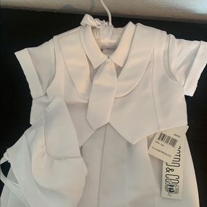 NEW C.I. Castro & Co Baby Boy Baptism / Christening Outfit -Size 12M